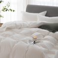 thumbnail image 2 of Set Linen Texture 100% Cotton Fabric Durable Breathable Natural Dreamy Chic, 2 of 7