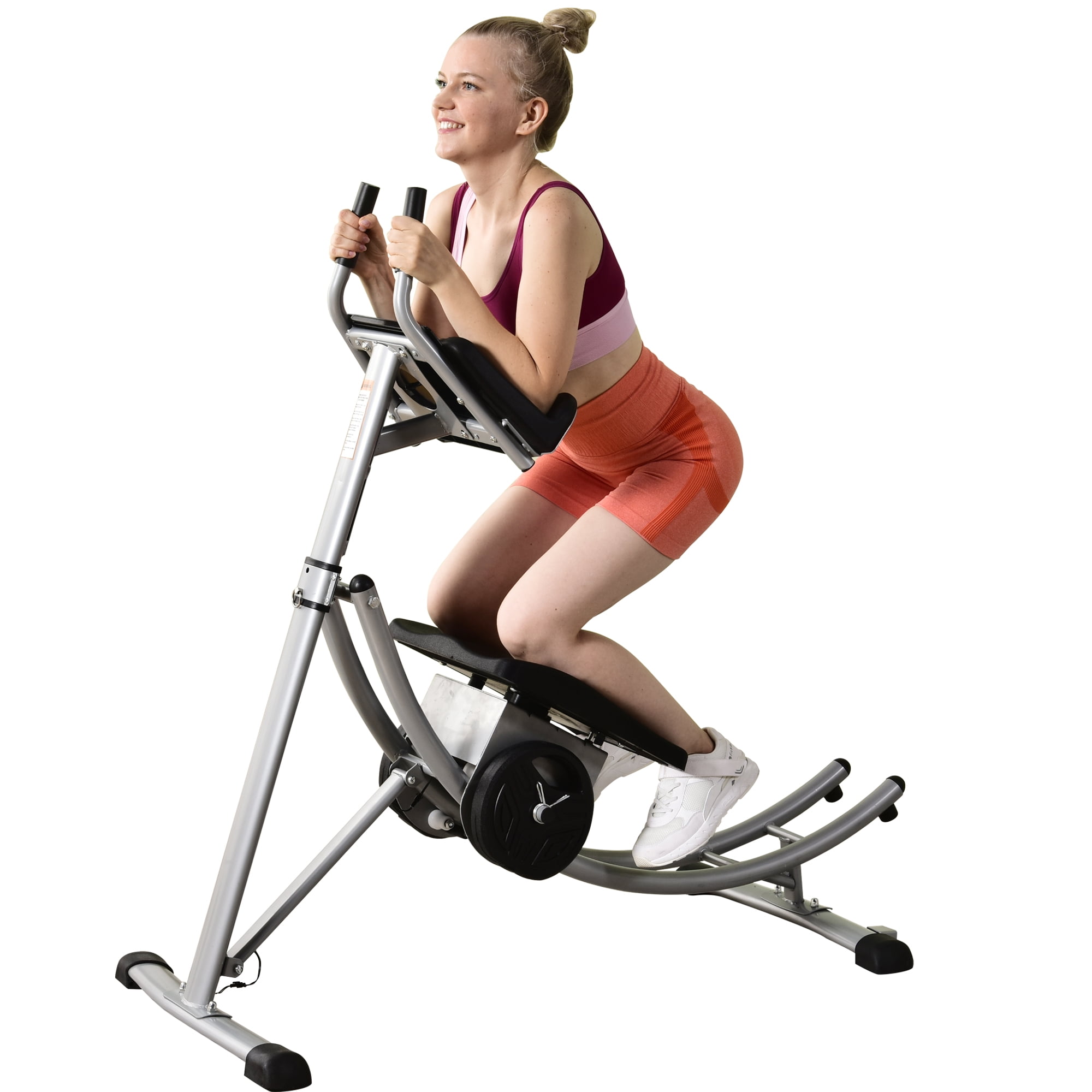 6IN1 Folding Exercise Bike Magnetic Load Bearing Cardio Cycling Machine 