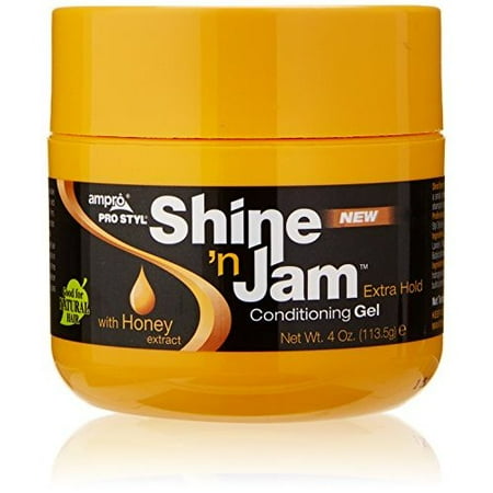 - Ampro Pro Styl Shine 'n Jam Conditioning Gel Extra Hold, 4.0 OZ