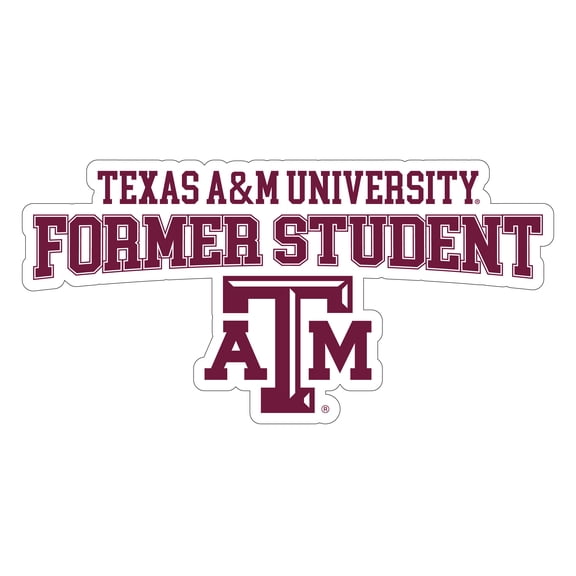 Texas A&M Aggies Laser Cut Alumni Vinyl Sticker - Officially Licensed (3-Inch)
