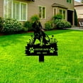 thumbnail image 4 of Handmadetneonsign Black And Tan Coonhound Memorial Metal With Stake, Coonhound Metal Name Sign Stake, Dog Metal Stake Decor 45135, 4 of 5