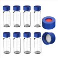 thumbnail image 3 of Paquete de 200 Viales para Muestreador Automático de 2 Ml - Viales para HPLC 9-425 Viales Transparentes con Tapones de Rosca Azules, Septos Rojos y Blancos, 3 of 5