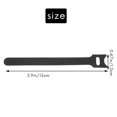 thumbnail image 5 of 100 x attache cable en nylon noir rglable L 15cm, 5 of 5