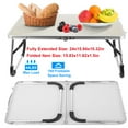 thumbnail image 3 of TeqHome Foldable Lap Desk Laptop Bed Desk for Working Writing Reading Eating for Bed Sofa Couch Floor, 3 of 8