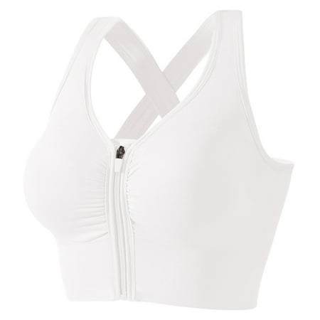 

Sngxgn Women S Sports Bras Women s Seamless Smoothing Full Coverage Bra White 3XL