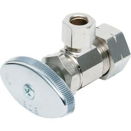 Valve Train Package - Maintenance Warehouse Multi-Turn Angle Stop Valve 1/2X3/8 Comp, Package Of 10