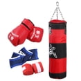 thumbnail image 1 of Bolsa de boxeo para niños, bolsa de arena para boxeo pesada, elegante y moderna, 1 of 14