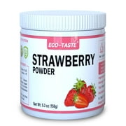 ECO-TASTE Strawberry Powder - Natural Freeze Dried Fruit Powder, 150g