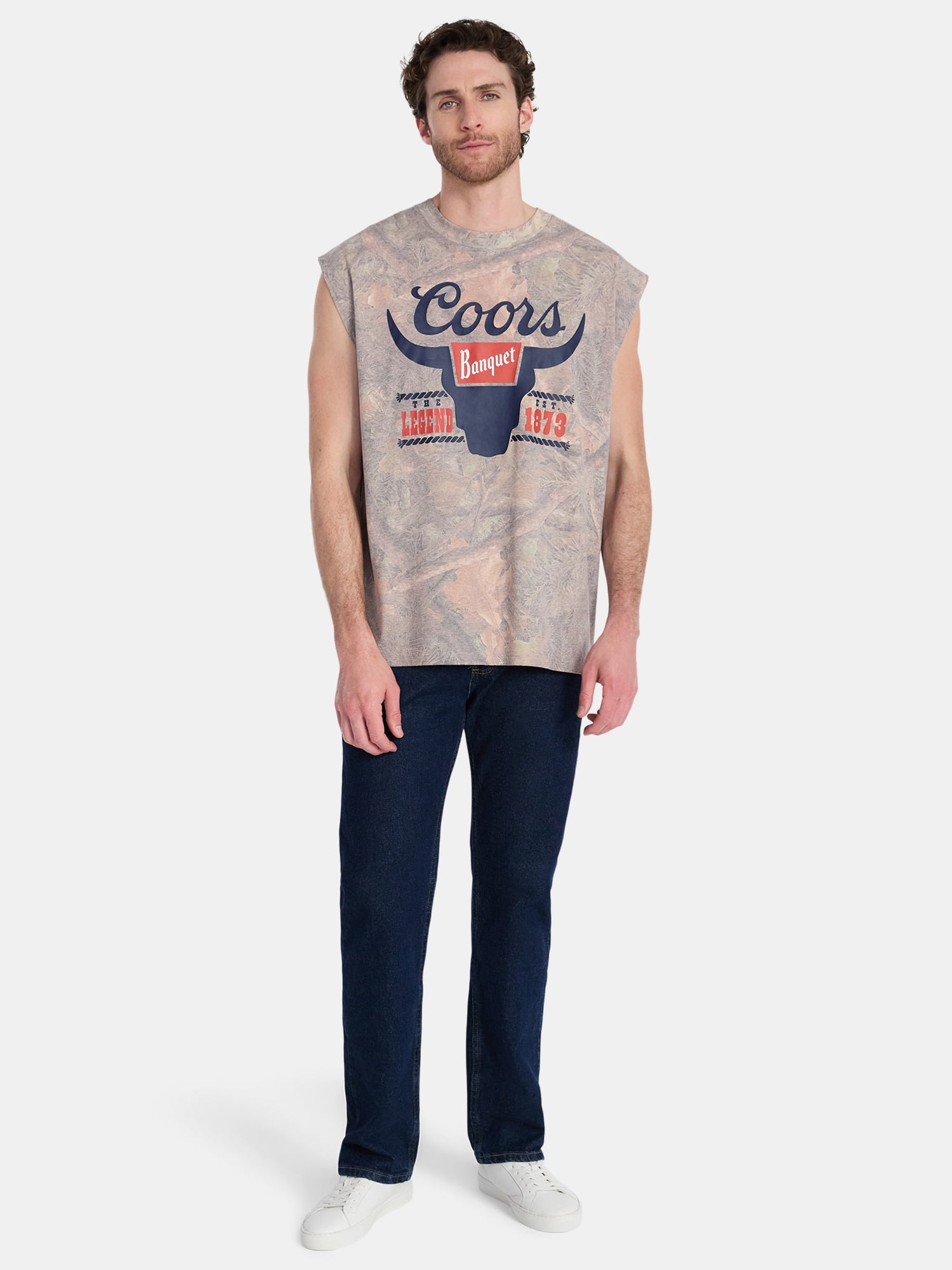 Coors Men's & Big Men's Graphic Muscle Tank Top, Sizes XS-5XL