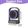 thumbnail image 3 of Gnwei Portable Space Heater Indoor, Mini Electric Fan 11.8" Tall with 3 Mode Adjustable, Overheating/Tip-over Protection PTC Small Ceramic Desk Heater for Office Home Use, 3 of 3