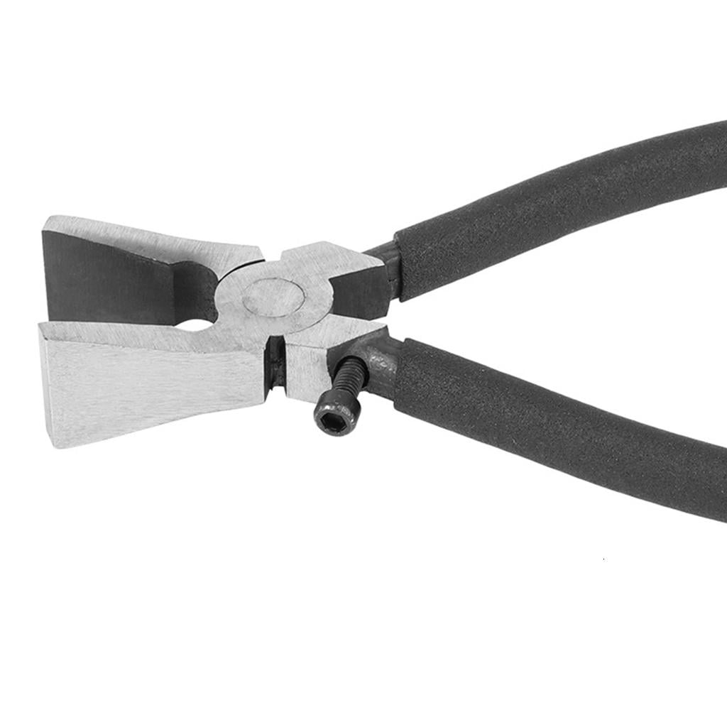 CEORPER Flat Nose Draw Tong Jewelry Pliers Wire Drawing Pliers with Adjustment Function