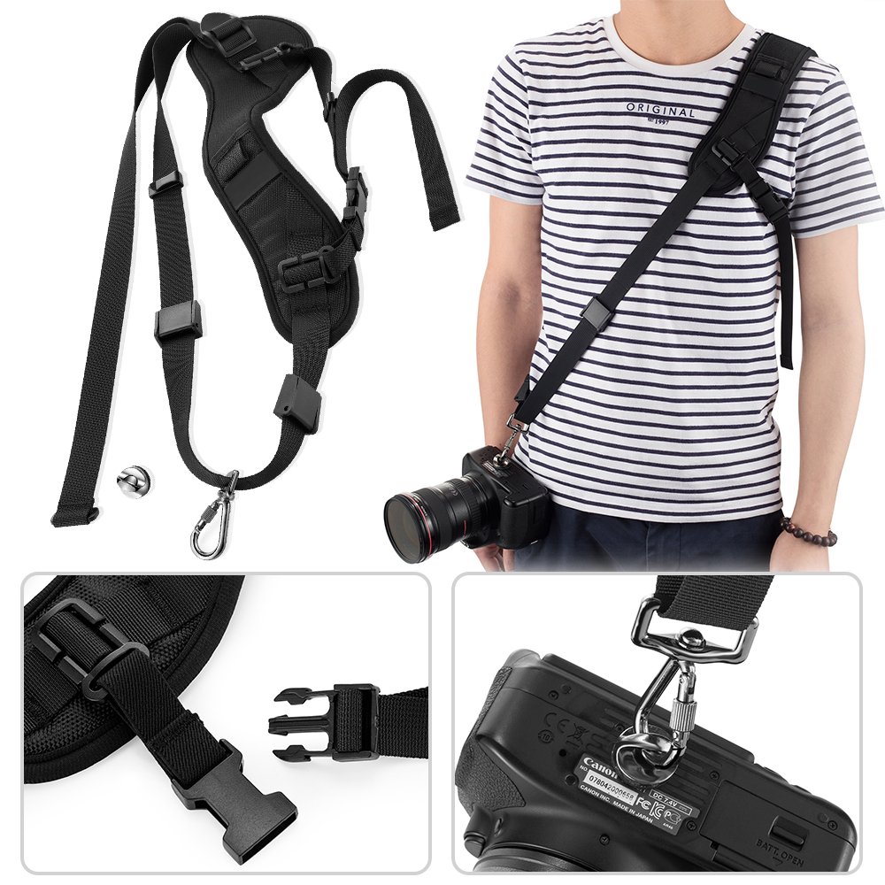 Amerteer Camera Strap, Rapid Fire Camera Shoulder Neck Strap Sling Belt