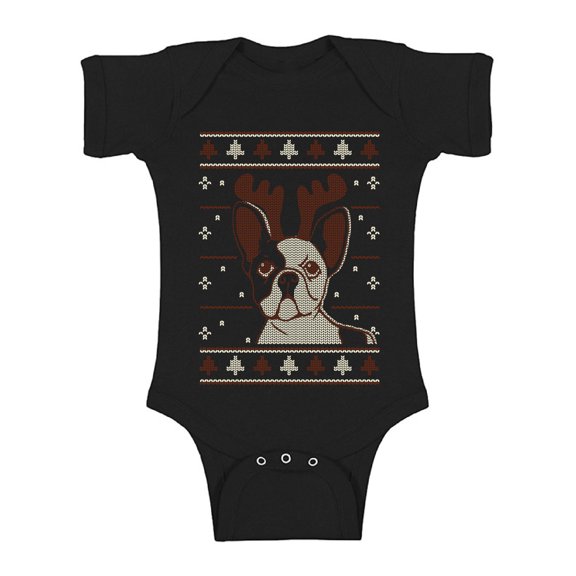 Awkward Styles Christmas Baby Outfit Bodysuit Xmas Puppy Romper