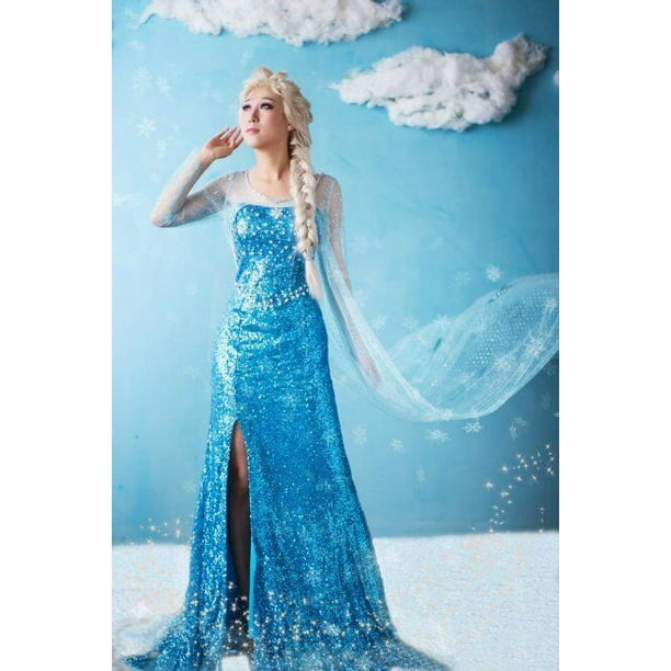 Disfraz Vestido Frozen Adulta Disfraz Frozen Adulto Disfraz