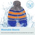 thumbnail image 5 of Rotibox Bluetooth Beanie Hat Wireless Headphone for Outdoor Sports&nbsp;, 5 of 6