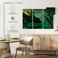 thumbnail image 4 of Elephant Stock Green And Gold Abstract Wall Art - Horizontal Multi Panel Canvas - Living Room Wall Decor - Abstract Multi Panel - Gold And Teal Decor - 38" x 24", 4 of 4