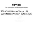thumbnail image 2 of CMX Front Ceramic Disc Brake Pads CMX-D1345 for Car Nissan Versa, 2 of 9