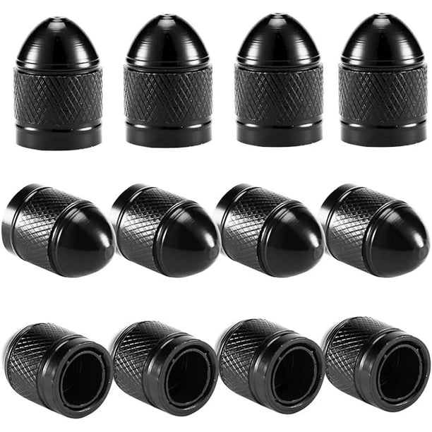 Bullet Style Tire Valve Caps 12 Pack Tire Caps with Corrosion