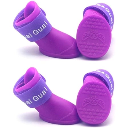 Outdoor Boots Waterproof Adjustable Silicone Shoes Adjutable Strap Non-Slip for Rain Paw Protector for Hiking