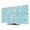 Aqua Blue, White, Cyan, variant on TV Cover Indoor, Botanical Rose Stretch TV Dust Cover Television Screen Protector, Vintage Navy Blue Floral Leaf Summer Farmhouse Elastic Display Covers, Monitor Slipcover for LED TVs 32 Inch