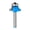 R 3 16, variant on Multiple Size Rounding Over Router Bit 6.35mm Milling Cutter For Smooth And Accurate Edges Finishing