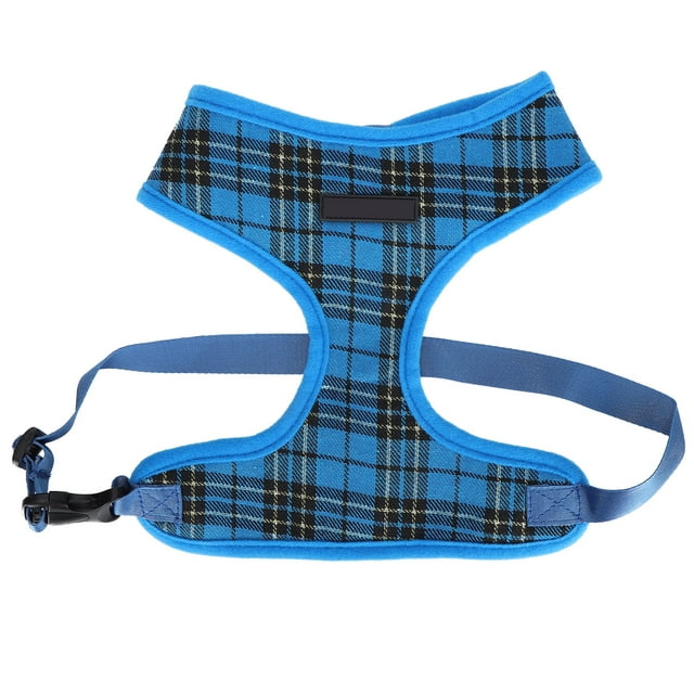 Pet Dog Harness Breathable VestStyle Puppy Leash Soft Mesh Vest for Small Medium Dogs(Blue S)