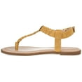 thumbnail image 3 of Journee Womens Genevive Ankle Strap Flat Sandals, 3 of 9