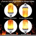 thumbnail image 3 of LED Flame Effect Light Bulb, Upside Down Effect LED Bulb Flame Bulb, Simulates  Flame, Energy Efficient for Home Decor, 3 of 8