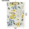 thumbnail image 3 of Coolnut Wildflowers Clipboard A4 Standard Size Decorative Clipboard with Low Profile Metal Clip for Students Men Women Classroom and Office Gifts, 3 of 7