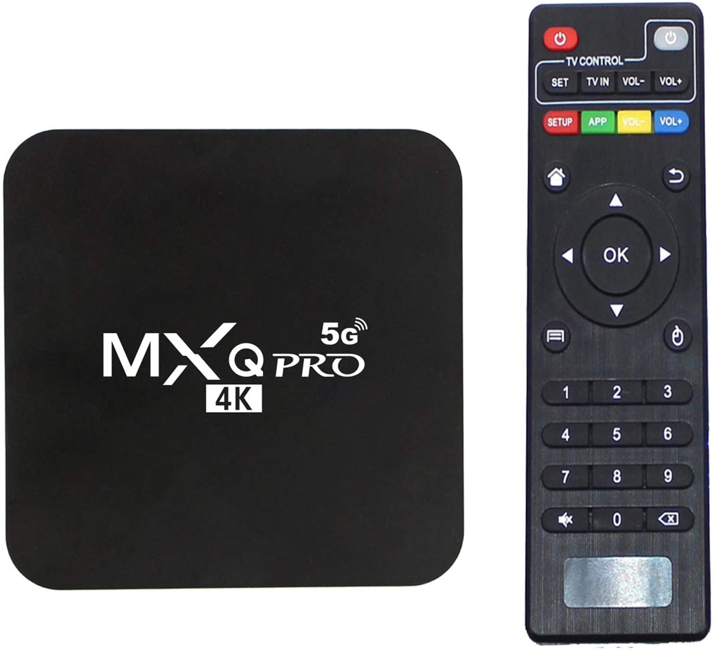 MXQ TV BOX NUOVO ANDROID 10 4K FULL HD 1080P 2GB 16GB RAM SMART DECODER WIFI 