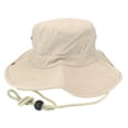 thumbnail image 4 of Mens Fisherman Brushed Cotton Twill Bucket Hat Tan Khaki Medium (7-1/4), 4 of 4
