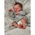 thumbnail image 2 of 19inch Reborn Baby Dolls Full body silicone vinyl Reborn Doll Levi Newborn Baby Size boy doll 3D Skin High quality Gift, 2 of 5