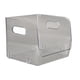 thumbnail image 2 of Soporte de almacenamiento de oficina, diseño apilable transparente, impermeable, a prueba de polvo, doble asa, contenedor de almacenamiento para mascotas, 2 of 8