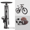 thumbnail image 4 of GOBKO Bike Floor Pump with Gauge,Floor Bicycle Pump with Both Presta and Schrader Bicycle Pumps Valves High Pressure 160Psi Multi-Purpose Portable Air Pump for Road Bike MTB Sports Balls, 4 of 7