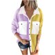thumbnail image 2 of Pntutb Moda Mujer Casual Sólido Con Capucha Felpa Chaquetas Cálidas Cremallera Cardigan tops Abrigo Rollbacks Pntutb Pntutb-3515, 2 of 7