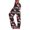 Watermelon Red #018, variant on Women's Bow Print Wide Leg Pajama Pants, Elastic High Waist Loose Sleep Pants Casual Loungewear Trousers, XL