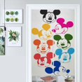 thumbnail image 3 of Cortina de puerta de Mickey Mouse, cortina opaca para puerta de 34 x 57 pulgadas, cortina divisoria de privacidad para decoración del hogar, dormitorio, cocina, 2 paneles, 3 of 6