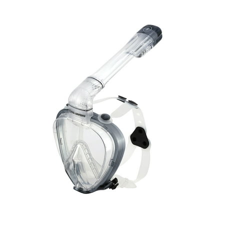 U.S. Divers AirGo Purge LX Submersible Panoramic Full Face Snorkeling (Best Snorkel Face Mask)
