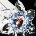 thumbnail image 5 of Lotus Flower Decor, Crystal Decor, 6cm, Light Blue Faceted Sculpting, Living Room Display, Tabletop Placement, 1 Pc, 5 of 5