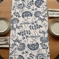 thumbnail image 5 of Vintage Spring Floral 70 Inch Table Runner, Retro Farmhouse Summer Botanical Farmhouse Dresser Scarf Cotton & Linen Tablerunner for Dining/Kitchen Island/Holiday Party Décor 13" x 70", 5 of 9