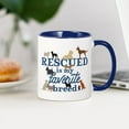 thumbnail image 3 of CafePress - Rescued Is My Favorite Breed - 11 oz Ceramic Mug - Novelty Coffee Tea Cup, 3 of 4