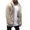 Beige, variant on Tejiojio Winter Men Winter Long Sleeve Fleece Warm Hooded Loose Plus Size Coat