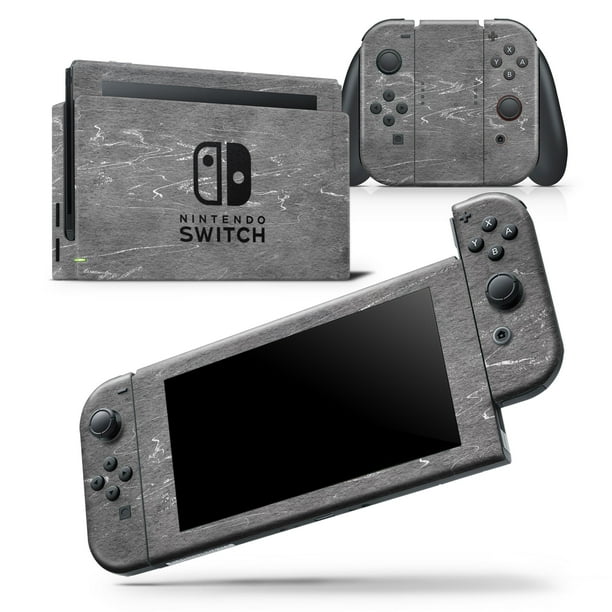 Dark Silver Marble Swirl V8 Skin Wrap Decal Compatible With The Nintendo Switch Console Joycons Walmart Com Walmart Com - roblox marble decal