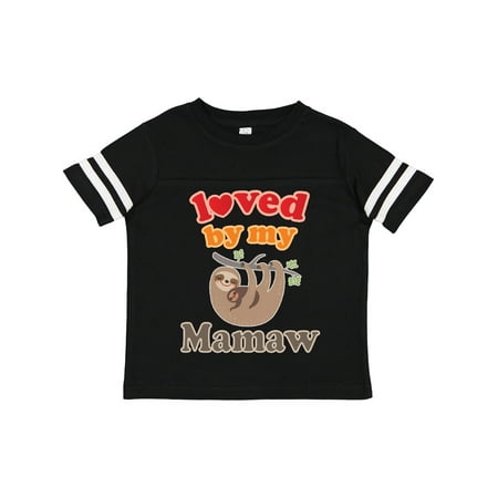 

Inktastic Mamaw Sloth Loves Me Gift Toddler Boy or Toddler Girl T-Shirt