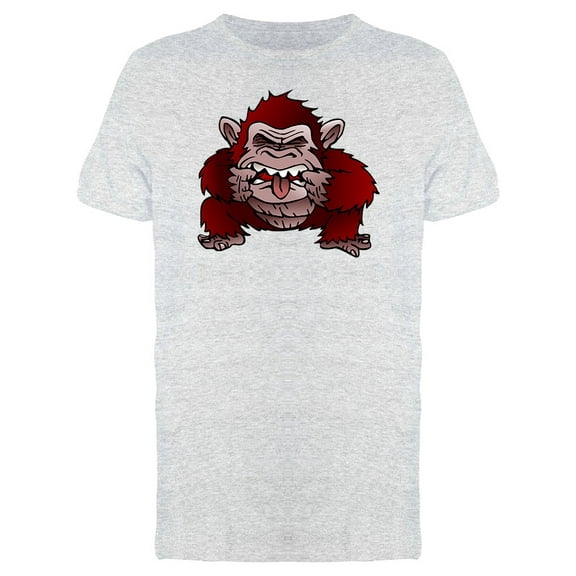 Red Monkey Funny Face Tee Men's -Image by Shutterstock