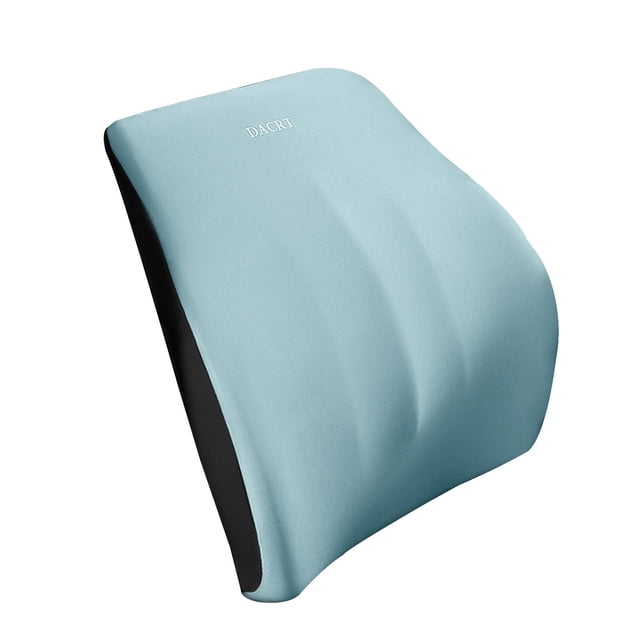 Qocolhg Office Chair Lumbar Pillow, Memory Foam Back Support Pillows for Car、Gaming Chair、 Home Chair, Fatigue Relief Correct Posture, Double Adjustable Straps, Travel Pillow
