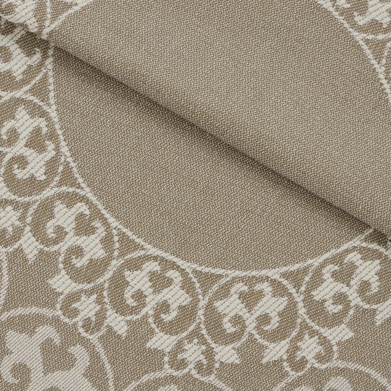 Superior Bohemian Mandala Lightweight Cotton Blend Woven Jacquard Bedspread Set, Full, Taupe
