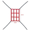 thumbnail image 2 of 2 pack Strike Zone Target for Baseball Softball net, Throwing Pitching Hitting Batting Catching Practice Target, Pitcher Accuracy Training Aids, 2 of 5