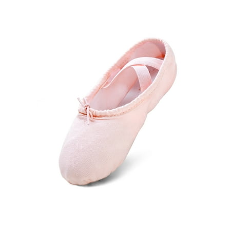 

3 Pairs Classic Canvas Ballet Shoes Dance Slippers Soft Sole Dancing Shoes for Girls/Boys/Women/Adults