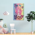 thumbnail image 4 of JOJO Siwa Cuadro decorativo colgante - Arte de pared - Póster enmarcado - Decoración de pared - Regalos para familia, amigos y aficionados 20*30 cm, 4 of 6